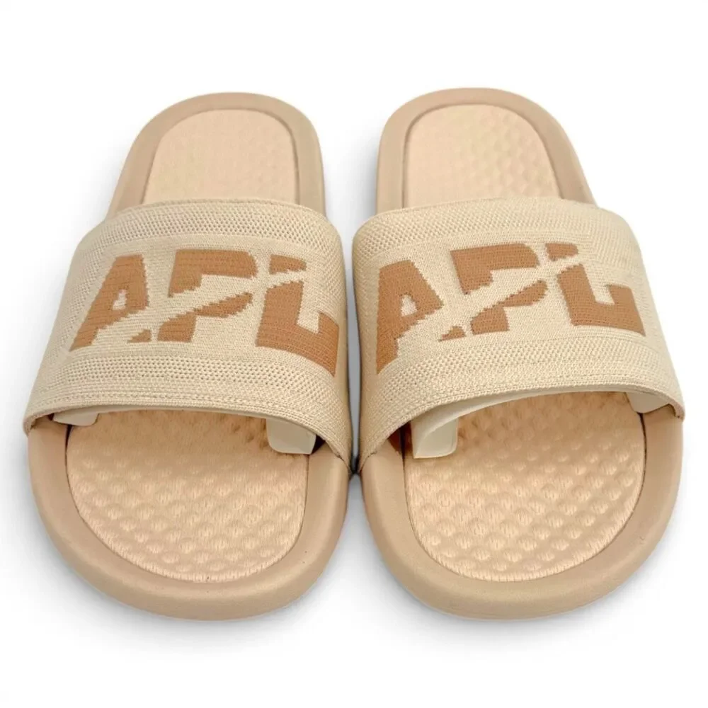 NEW APL Men's Big Logo TechLoom Slide Warm Silk/Caramel Size 8